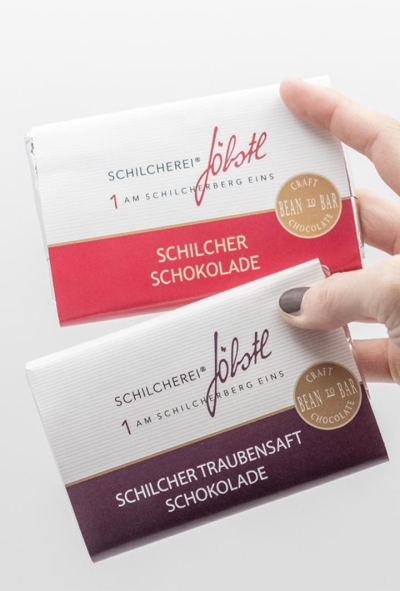 Schilchertraubensaft Schokolade, Schilcherschokolade, Weinschokolade, vegan, Schilcherei®, Weingut Jöbstl, Wies - online kaufen