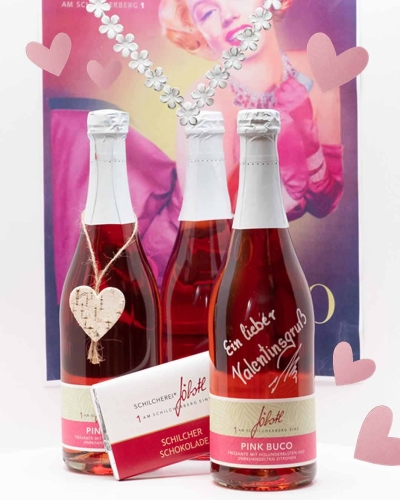 Schilcherfrizzante mit Holunderblütendosage, Valentinstag, vegan, Weingut Jöbstl, Schilcherberg, Frizzante online kaufen