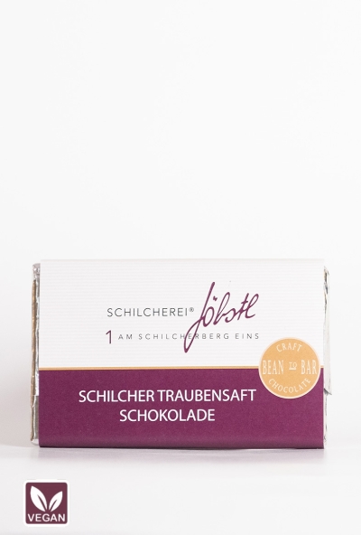 Schilchertraubensaft Schokolade, Schilcherschokolade, Weinschokolade, vegan, Schilcherei®, Weingut Jöbstl, Wies - online kaufen