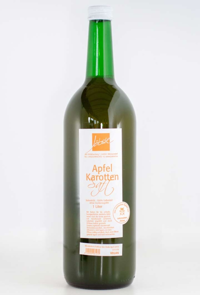 Apfel Karotten Saft, Natursaft, Mischsaft, vegan, Weststeiermark, Schilcherei®, Weingut Jöbstl, Wies - online kaufen