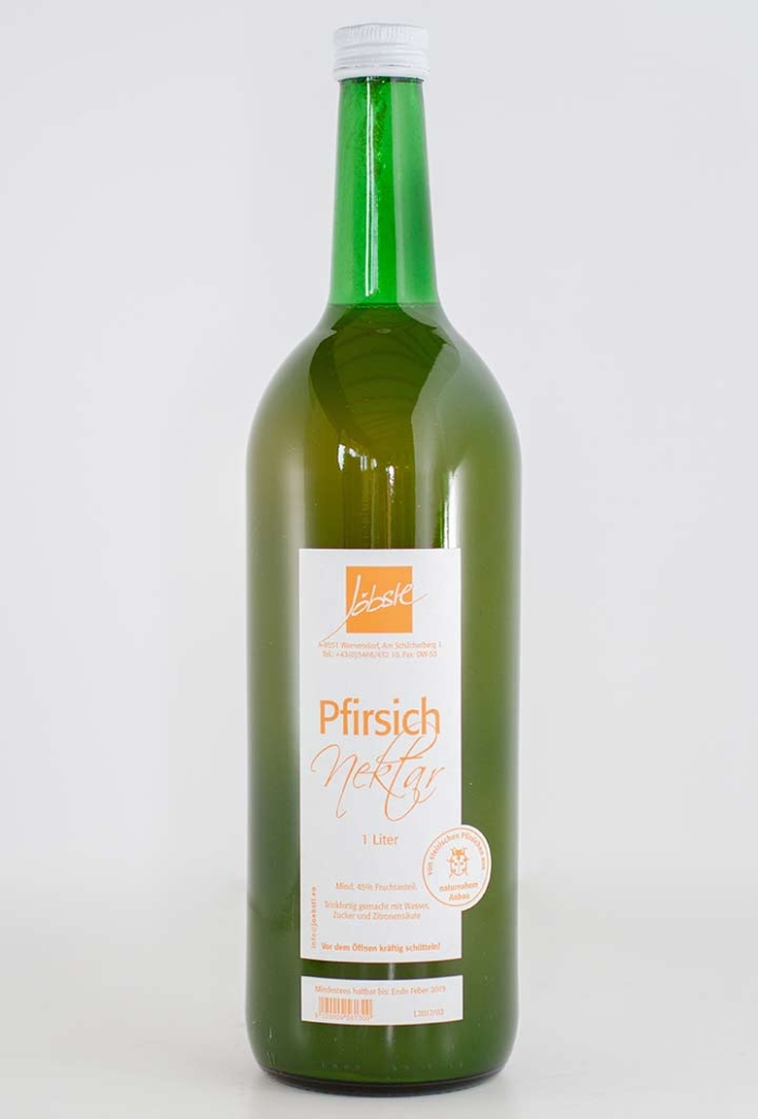 Pfirsich Nektar, Natursaft, Mischsaft, vegan, Weststeiermark, Schilcherei®, Weingut Jöbstl, Wies - online kaufen