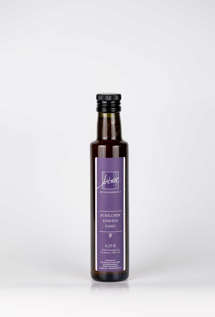 schilcher eiswein essig, steiermark, österreich, weine, weststeiermark dac, steirische Weintrophy, Weißwein, Wein, Weststeiermark, vegan, Schilcherei®, Weingut Jöbstl, Wies - online kaufen