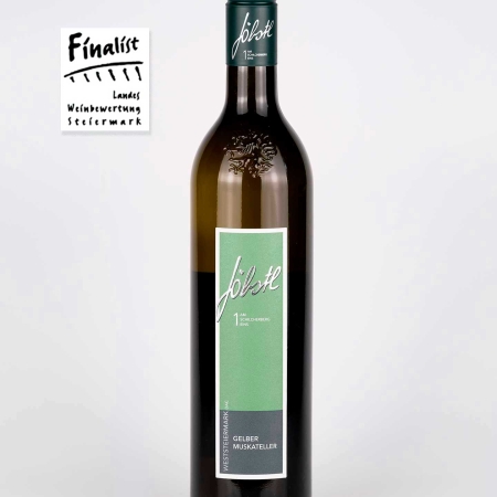 gelber muskateller, weststeiermark dac, steirische Weintrophy, Weißwein, Wein, Weststeiermark, vegan, Schilcherei®, Weingut Jöbstl, Wies - online kaufen